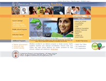 Tablet Screenshot of americandistancelearningacademy.com